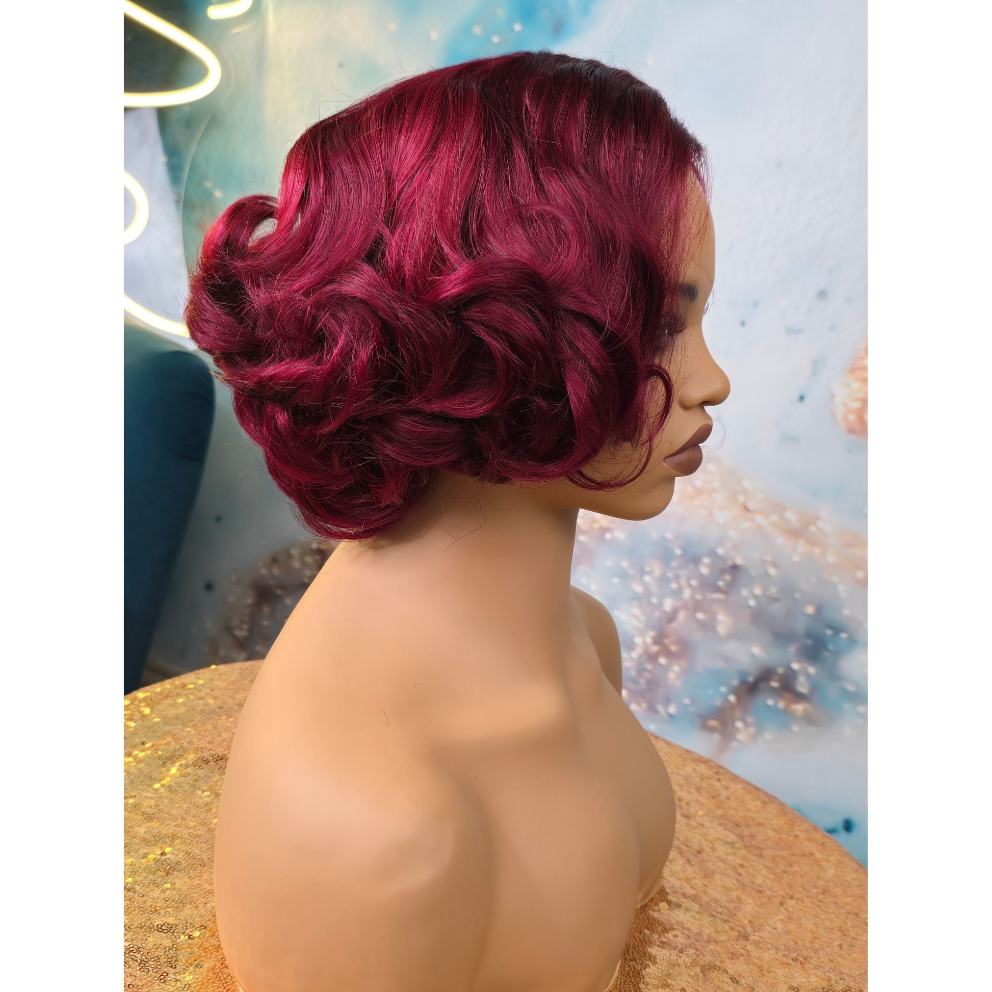 KBS 8 inch Moroe wig 4*4 Lace 250% Density