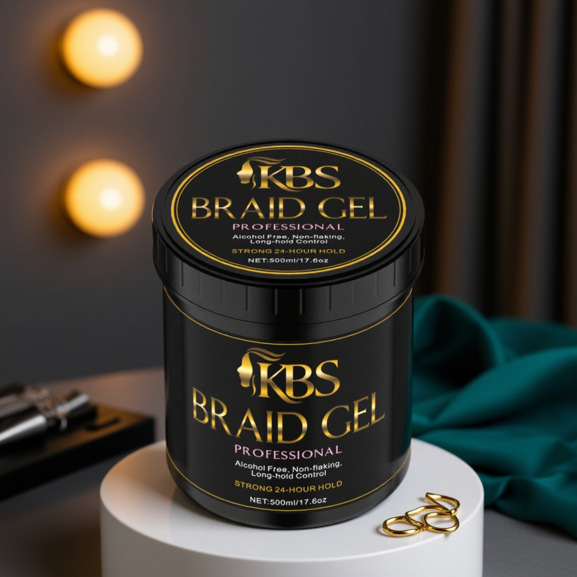 KBS Braid Gel – Professional 500ml (17.6oz)
