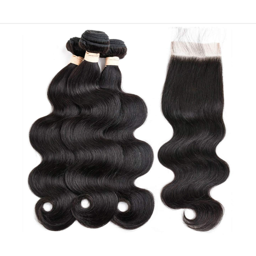 13A KBS 3 Bundles + Closure. 100% Human Hair Deep Curl DEAL