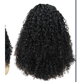 KBS 200% Density Glueless 13*4 Lace Front Bob Human hair Burmese Curly 16"