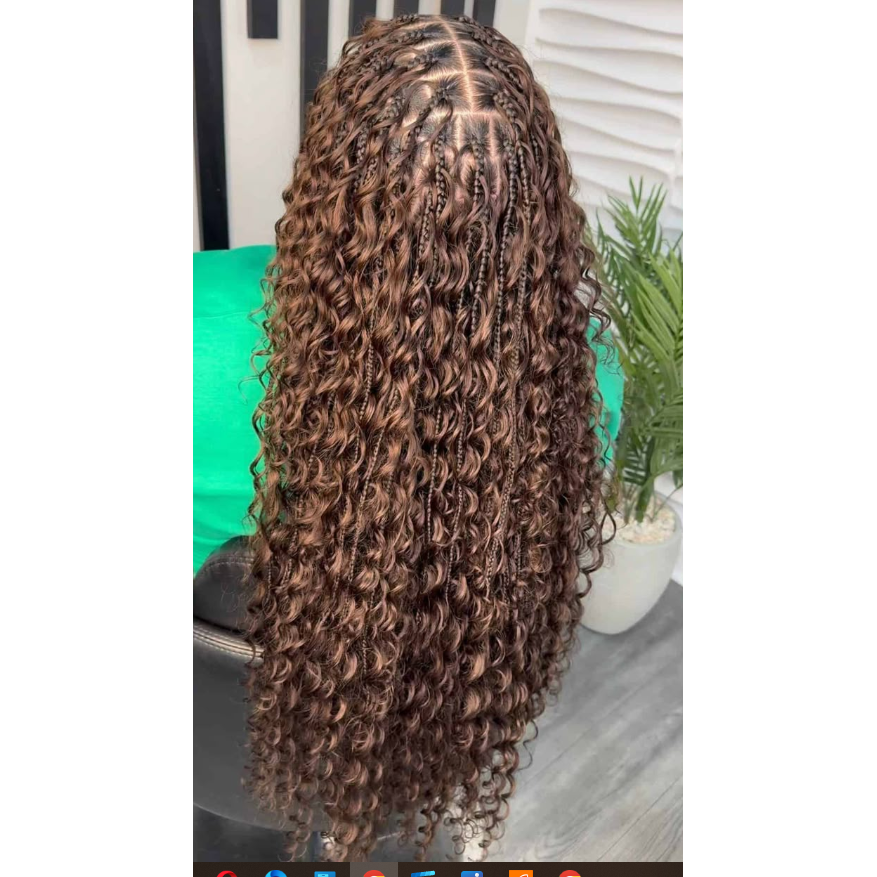 KBS 13A 100% Virgin Human Hair BULK for braiding – Deep Curl
