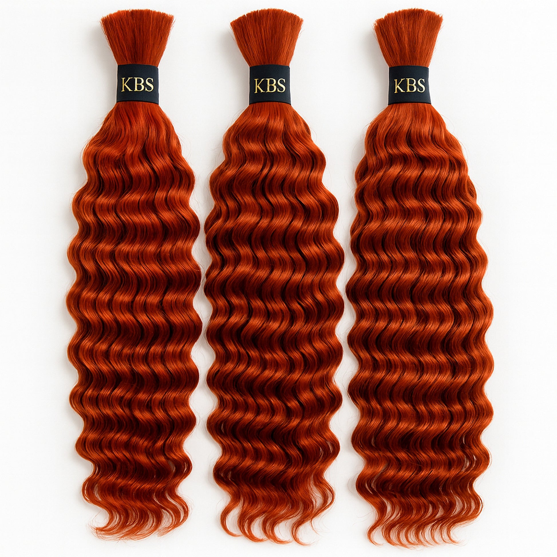 KBS 13A 100% Virgin Human Hair BULK for braiding – Deep Curl