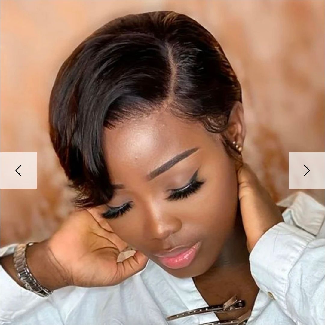 KBS T-part pixie 100% Human Hair wig